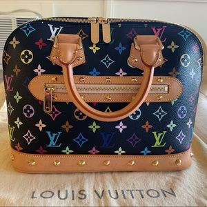 Rare Louis Vuitton Multicolor Alma Authentic